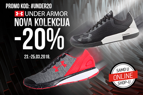 20% popusta na novu kolekciju Under Armour 